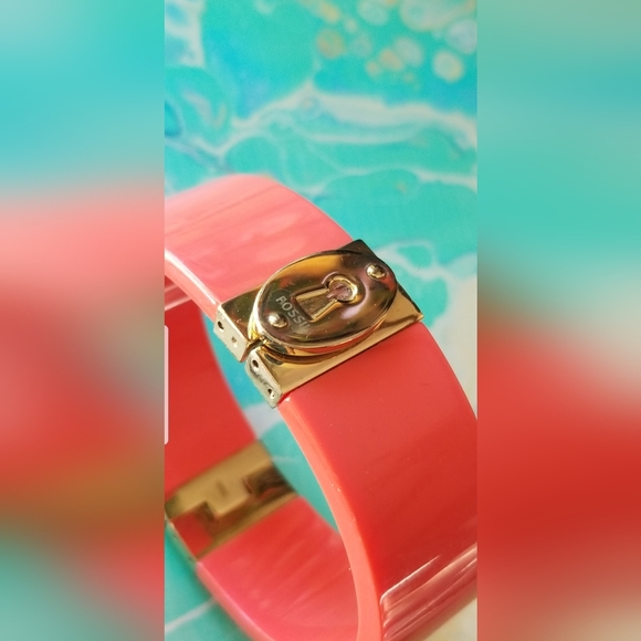 Fossil watch Bangle Coral buckle bracelet - Picture 4 of 5